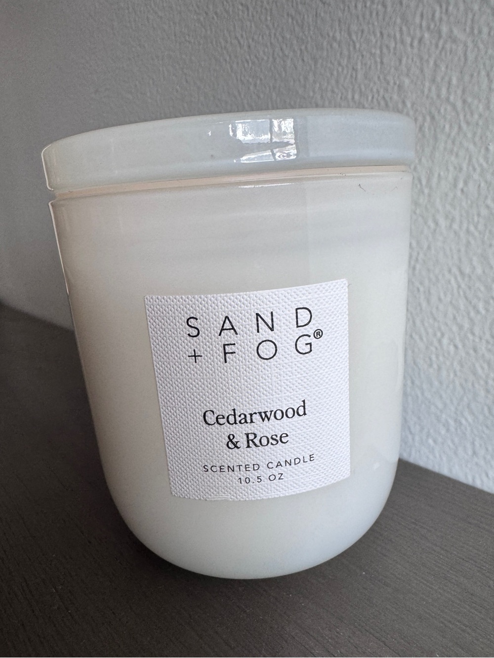 Sand + Fog Cedarwood & Rose 10 oz Candle